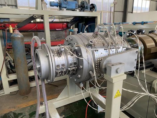 Hệ thống thoát nước cấp thoát nước tự động Dây chuyền ép đùn ống nhựa PVC Điều khiển PLC