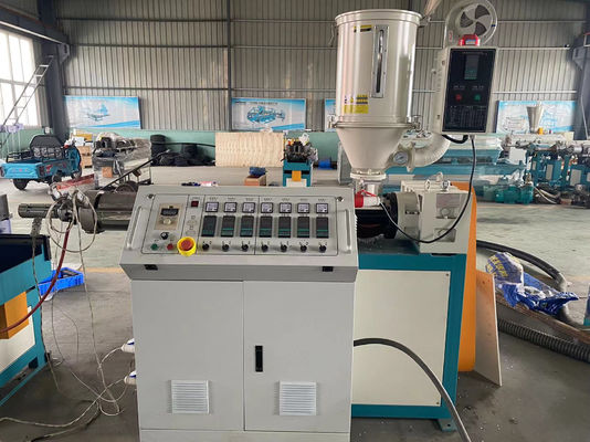 PE PP PVC PA Dây chuyền đùn ống luồn dây điện đơn tường tốc độ cao