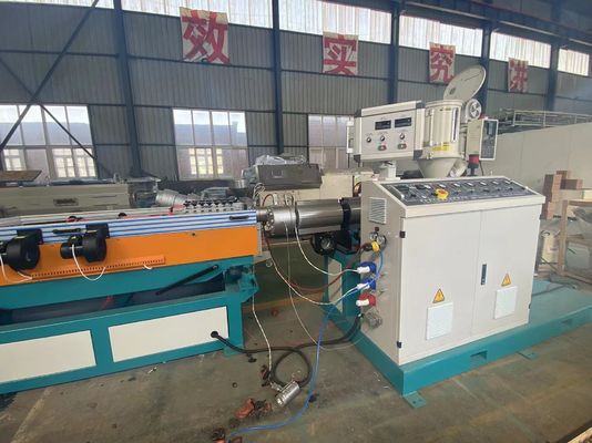 Máy làm ống nhựa PVC PP PE PA Tường đơn