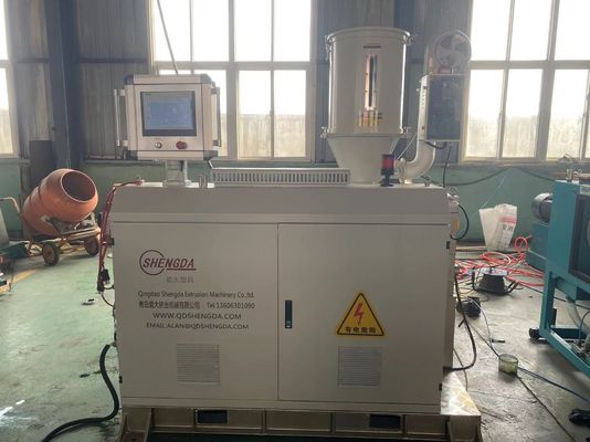 Dây chuyền ép đùn ống nhựa đơn tường có khớp nối Thêm máy cắt ống định vị trực quan