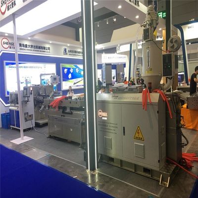 PVC PE PPR Nhựa Máy làm ống đôi tường đơn tốc độ cao