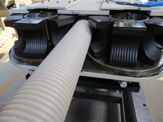 Máy đùn dây chuyền sản xuất ống đôi tường PVC