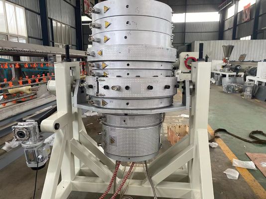 160-500mm Máy làm ống nước bằng nhựa PE 3 lớp Dây chuyền ép đùn ống nhựa PVC