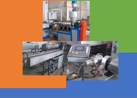 650kg / h Máy gia cố dây thép đơn / Máy làm ống linh hoạt