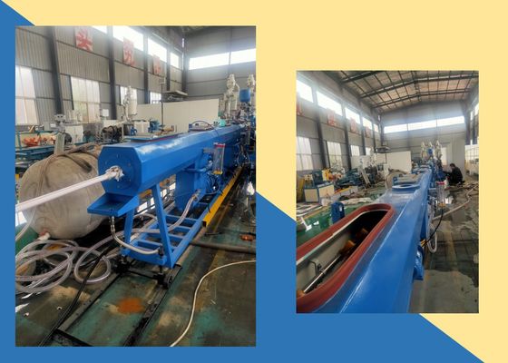 Dây chuyền đùn ống HDPE 3 lớp 12m / phút 8KN Trục vít đơn