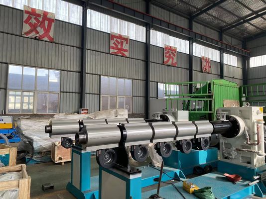 50mm-250mm HDPE Máy làm ống sóng đôi / Dây chuyền ép đùn