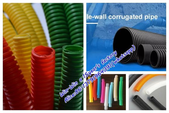 Dây chuyền sản xuất máy làm ống PP PE PVC Dây chuyền ép đùn ống trục vít đơn hoặc đôi