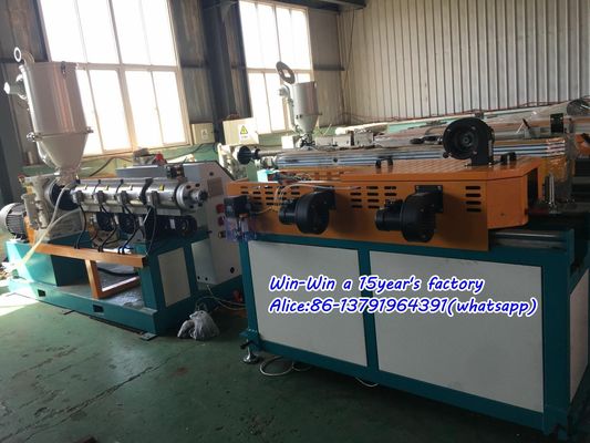 Dây chuyền sản xuất máy làm ống PP PE PVC Dây chuyền ép đùn ống trục vít đơn hoặc đôi