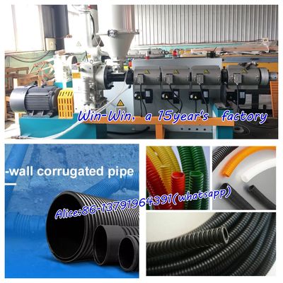 Máy đùn ống nhựa PVC PP PE sóng