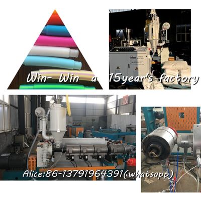 Dây chuyền sản xuất máy làm ống PP PE PVC Dây chuyền ép đùn ống trục vít đơn hoặc đôi