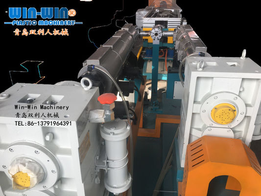 Máy đùn ống nhựa PVC PE cho ống đôi tường
