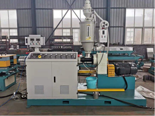 Máy ép khối hút chân không cho ống tôn PE PP PVC PA