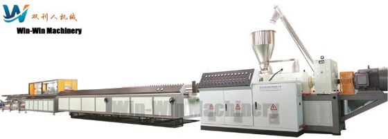 Bảng điều khiển mẫu màu Máy đùn trục vít đôi cho bảng tải pallet tổng hợp WPC