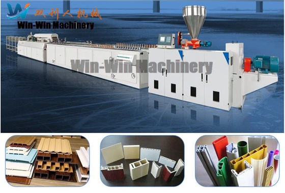 Bảng điều khiển mẫu màu Máy đùn trục vít đôi cho bảng tải pallet tổng hợp WPC