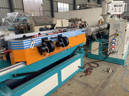 PP PE PVC PA Máy đùn ống đơn tường Vít đơn