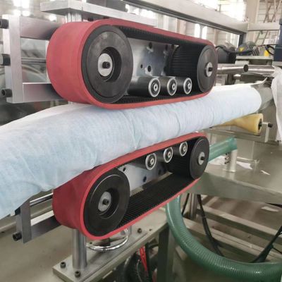 Máy bọc ống tôn Máy phủ vải không dệt