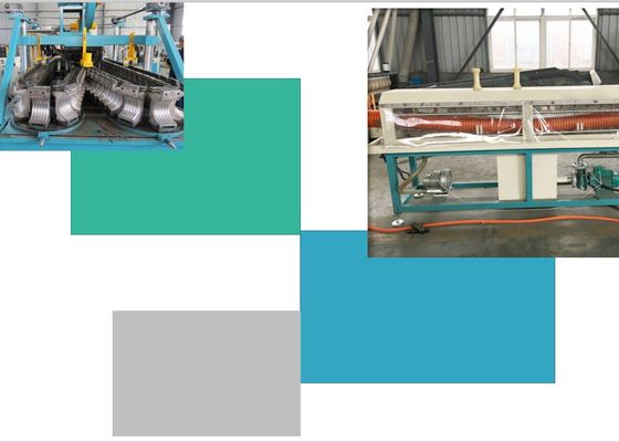 Ống xả dọc rung 40kg / H Máy ống linh hoạt 159mm