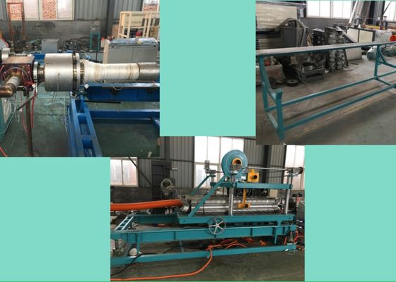 50-100kg / H Máy ống mềm PE Máy ống thép gia cường