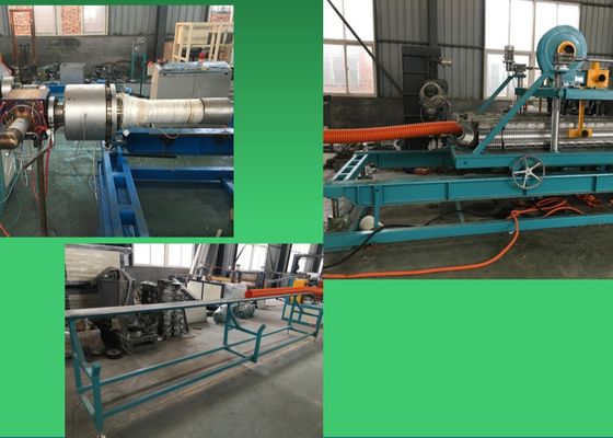 50-100kg / H Máy ống mềm PE Máy ống thép gia cường