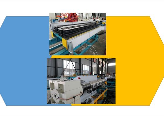 Máy làm dây chuyền đùn trục vít đơn 18,5 Kw song song LDPE
