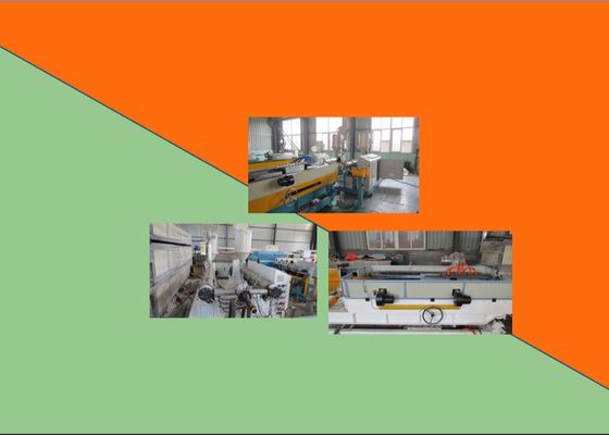 250kg / H 690mm Dây chuyền đùn ống tường đơn