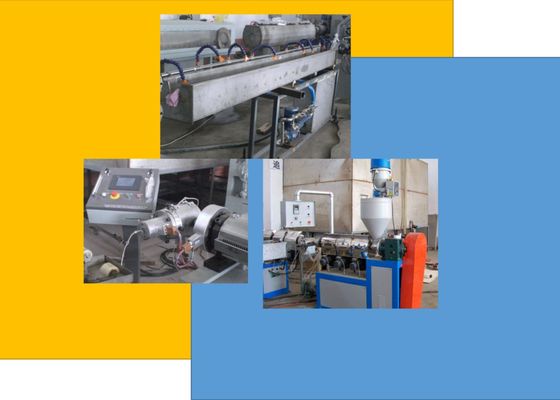 650kg / h Máy gia cố dây thép đơn / Máy làm ống linh hoạt