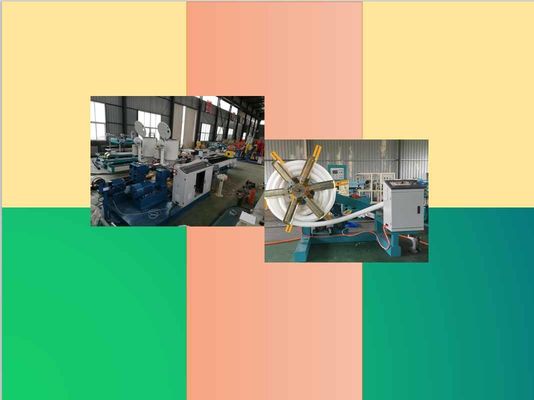 Dây chuyền đùn ống nhựa PVC 30kg / H 110mm đôi trục vít