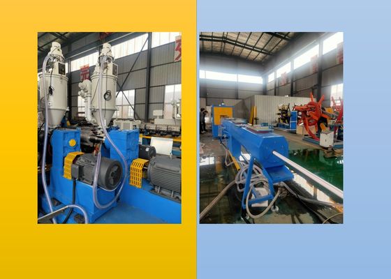 Dây chuyền đùn ống sóng HDPE trục vít 250kgh PLC