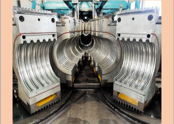 Dây chuyền đùn ống sóng PLC PVC PP PE 400mm