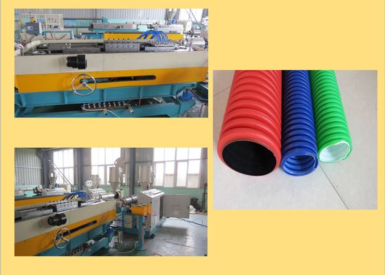 Máy đùn ống nước thải gấp đôi PVC 750kg / H