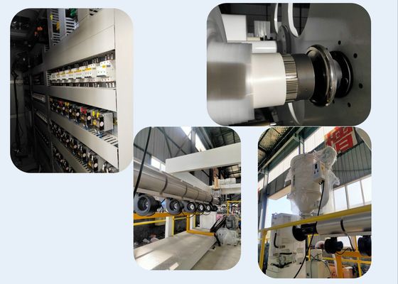 Dây chuyền ép đùn tấm nhựa PP PET hai lớp 350-450g / H