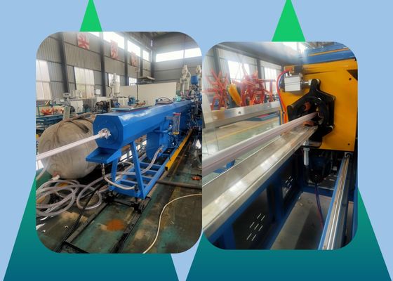 Dây chuyền đùn ống HDPE ba lớp Máy đùn ống đôi Polypropylene