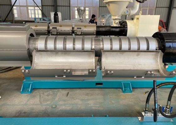 Dây chuyền ép đùn ống sóng đơn / đôi tường bằng máy tính hiệu quả cao