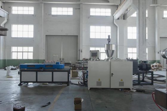 12m / Min 25mm PP Máy làm ống sóng PVC / Máy làm