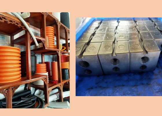 Dây chuyền đùn ống DWC tôn sóng đôi để tưới tiêu