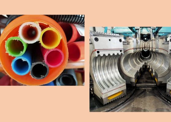 Dây chuyền đùn ống DWC tôn sóng đôi để tưới tiêu