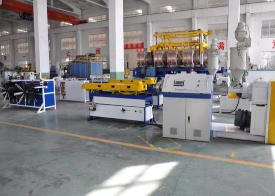 Dây chuyền đùn ống sóng xoắn ốc PP 32mm Bảo vệ cáp điện