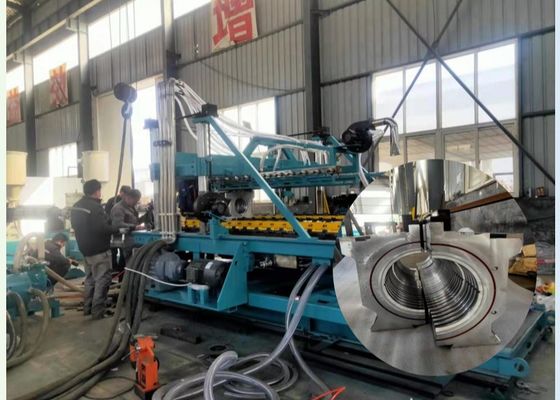 Máy đùn ống gấp đôi PVC PE 200mm