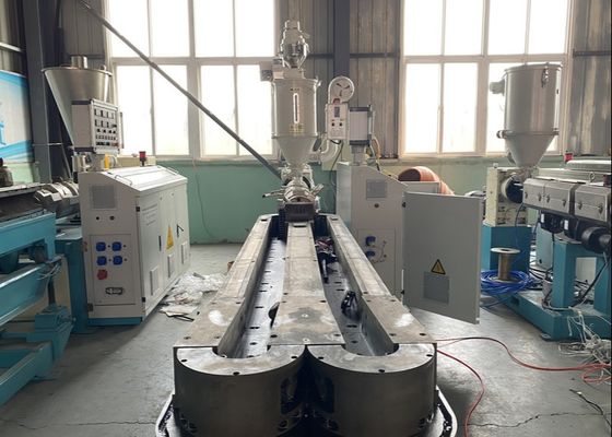 Dây chuyền đùn ống sóng một bức tường HDPE 35mm chống mài mòn