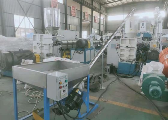 Dây chuyền đùn ống sóng bằng nhựa PPR HDPE 37kw với bộ chuyển đổi ABB