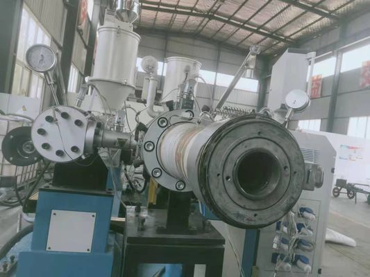 PE PP PVC PPR Dây chuyền đùn ống trục vít đơn cho máy điều hòa không khí