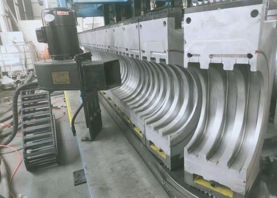 Dây chuyền đùn ống sóng nhựa PP PE PVC EVA PA 30KW