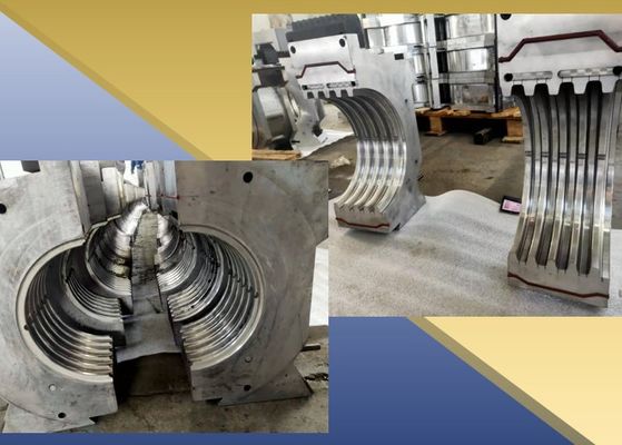 3-6m / phút PP PE Dây chuyền đùn ống sóng đơn / đôi tường