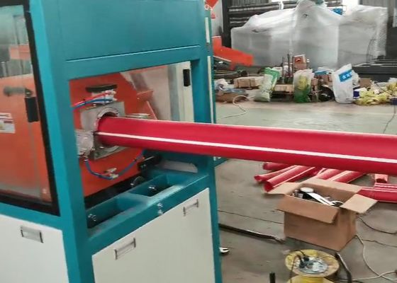 250-300kg / h Dây chuyền sản xuất ống phẳng PVC đôi trục vít hình nón
