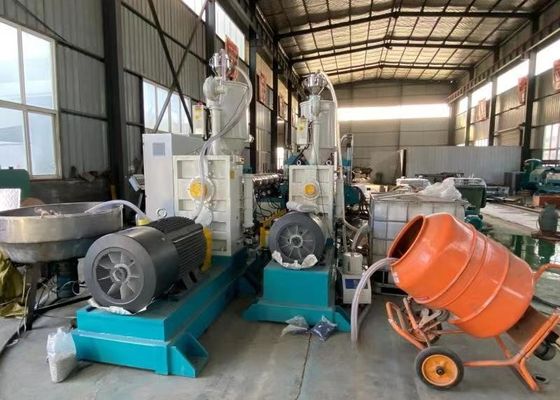 Dây chuyền đùn ống sóng đôi trục vít sâu OD 110mm