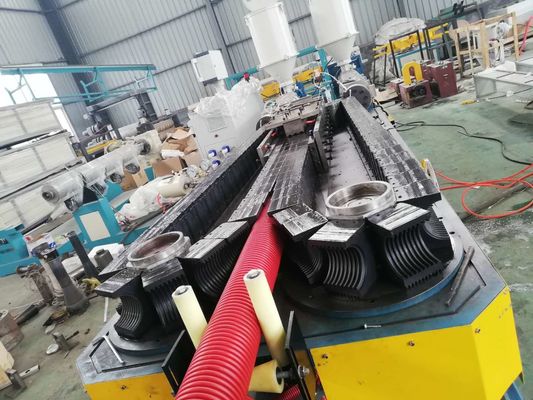 10-20 M / phút PVC PE PP Máy ống sóng đơn tường