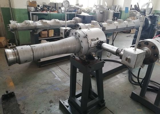 20-110mm HDPE PP Dây chuyền đùn ống sóng đơn tường điện