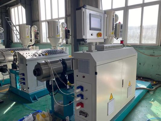 Dây chuyền đùn ống sóng đơn 16-63mm PE PP Trục vít đơn