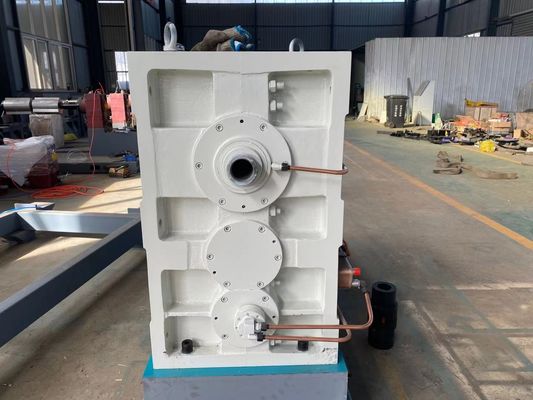 120kg / h Máy làm ống PVC Máy đùn trục vít đôi hình nón