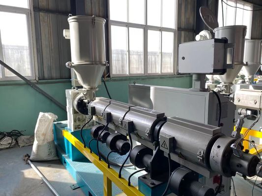Đường ống PE PP tốc độ cao Dây chuyền đùn ống sóng đơn 10-50mm